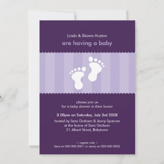 BABY SHOWER INVITES :: happy feet 15P