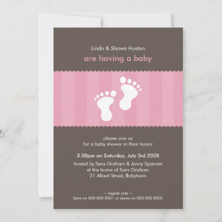 BABY SHOWER INVITES :: happy feet 1P