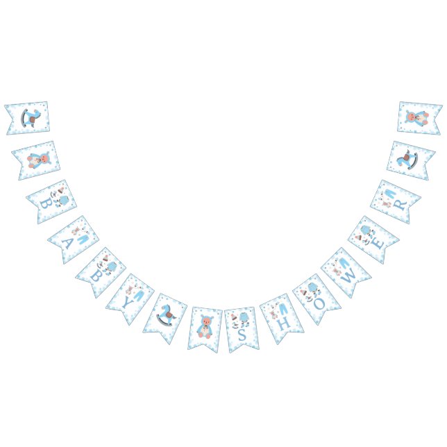 Baby Shower It's Cold Outside Blue Boy Banner (All)