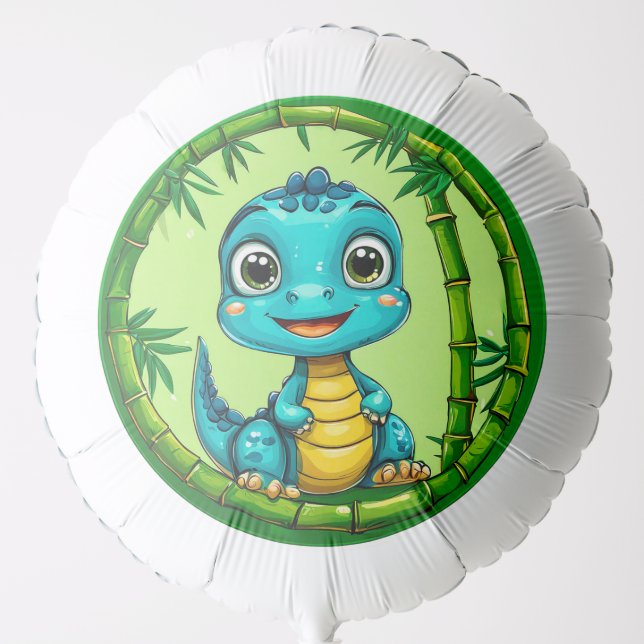 Baby Shower Jurassic Theme Gift Balloon (Front)