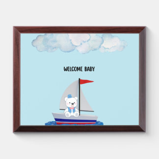 Baby Shower Keepsake Plaque