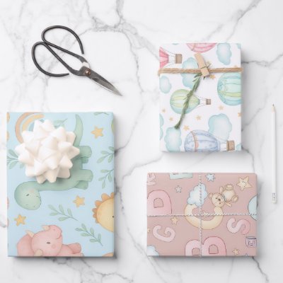 Baby Shower &amp; Kids Birthday Wrapping Paper