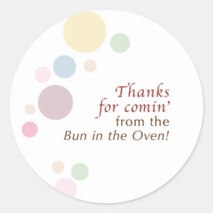 baby shower label
