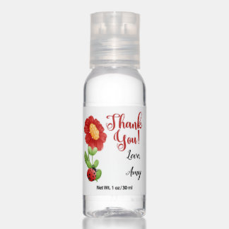 Baby Shower ladybug Hand Sanitizer