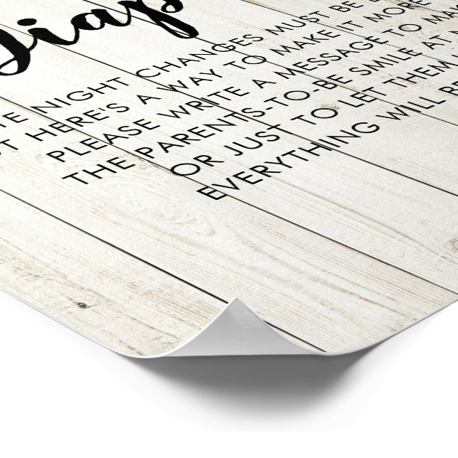 Baby Shower Late Night Diapers Sign Succulent Wood Zazzle