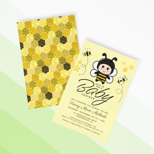 BABY SHOWER  Lets Shower The Mommy To Bee Invitation
