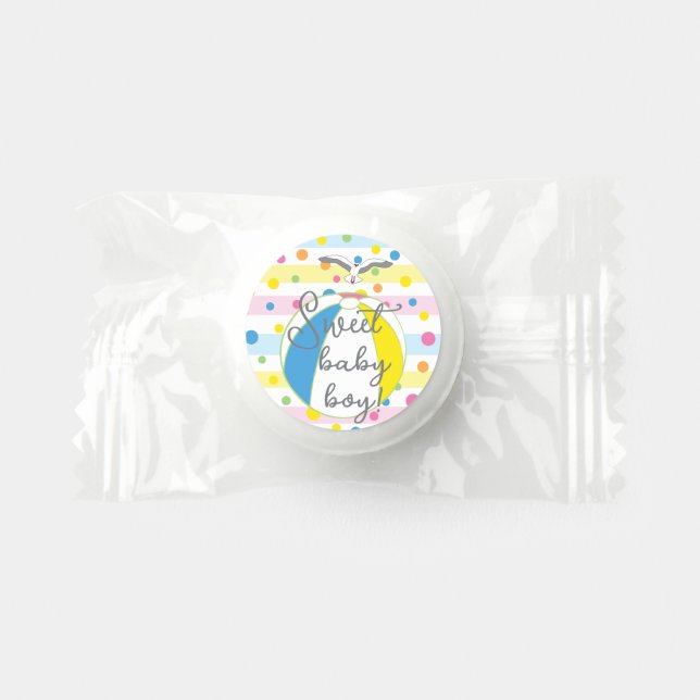 Baby Shower Life Savers® Mints Labels Beach Theme Life Saver® Mints (Front)