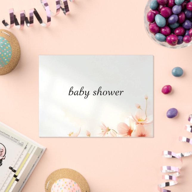 Baby Shower – Little Miracle Celebration Acrylic Invitations (Insitu (Celebration))