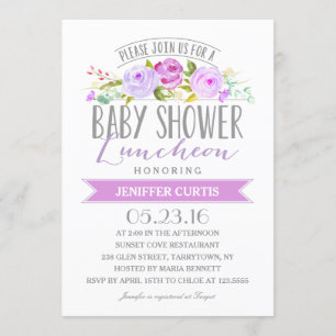 Baby Shower Luncheon Baby Shower Invitation