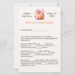 Baby Shower Mad Libs | Fun Party Activity