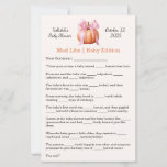 Baby Shower Mad Libs | Fun Party Activity
