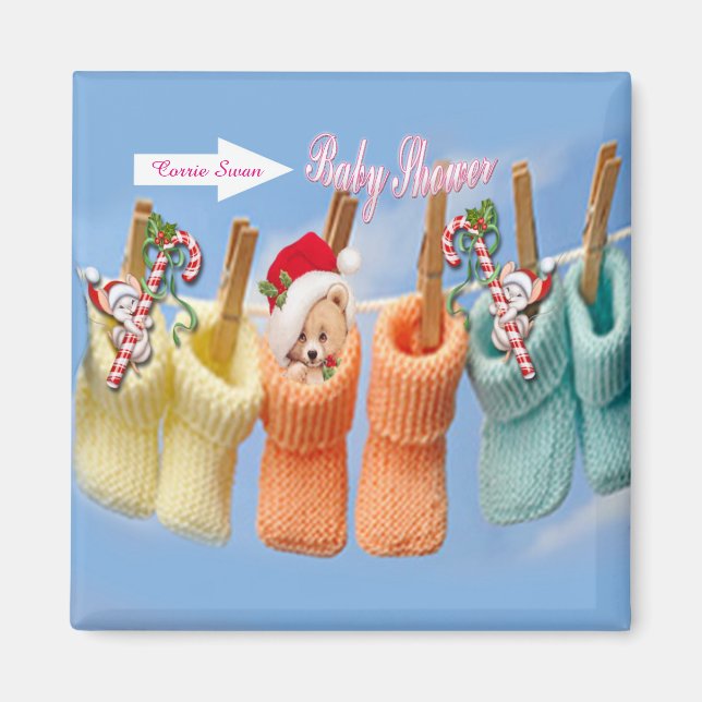 Baby shower magnet (Front)