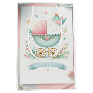 Baby shower medium gift bag