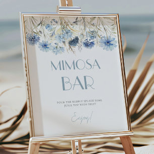 Baby Shower Mimosa Drink Station Poster