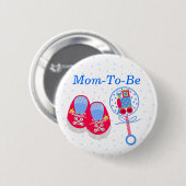 Baby Shower Mommy Pin Button | Zazzle