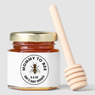 Baby Shower Mommy to Bee honey favor Honey Jar Favors