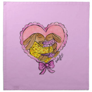 Baby shower Mother and Daughter Dinner Napkins