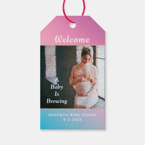 Baby Shower Mother Maternity Pregnant Custom  Gift Tags