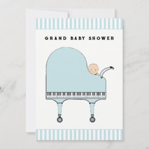 Baby Shower Music Theme Invitation