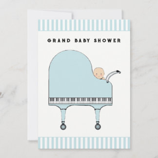 Baby Shower Music Theme Invitation
