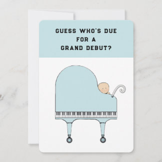 Baby Shower Music Theme Invitation