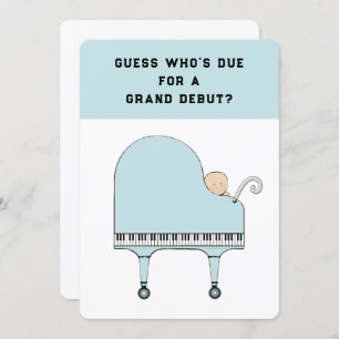 Baby Shower Music Theme Invitation