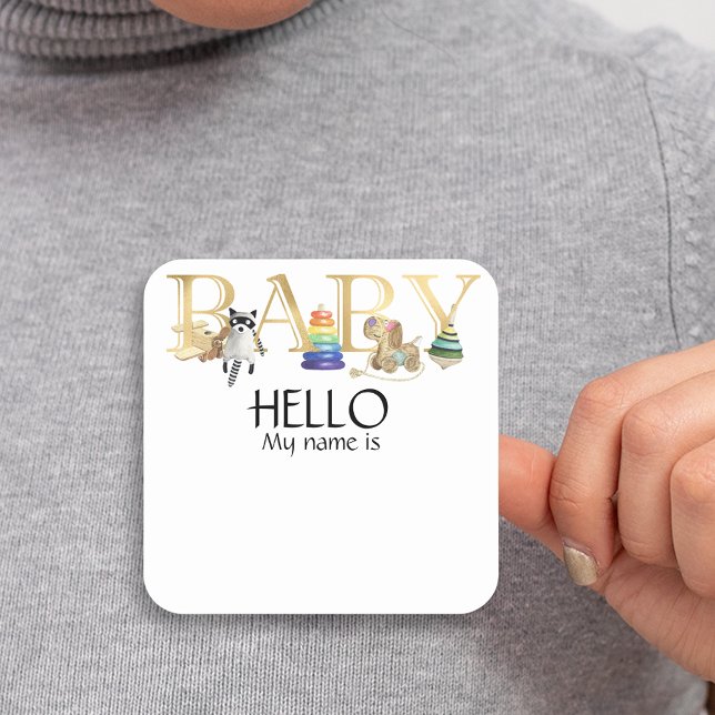  Baby Shower Name Tag  (Creator Uploaded)