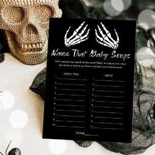 Baby Shower Name That Baby Songs Game Card