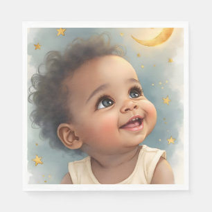 Baby Shower Napkin – A Little Star Baby Design
