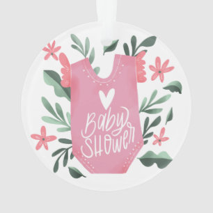 Baby shower ornament