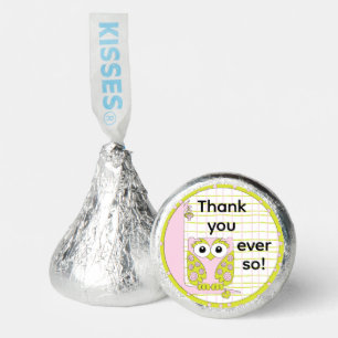 Baby Shower Owl in a Tree Pink Hershey®'s Kisses®