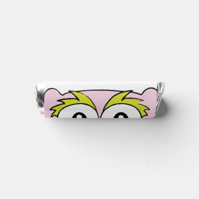 Baby Shower Owl in a Tree Pink Hershey's Miniatures (Top)