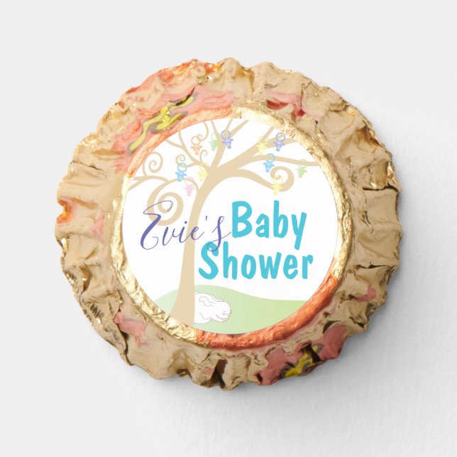 Baby Shower Paci Bunny Reese's Peanut Butter Cups (Front)