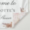 Baby Shower pampas grass blush pink arch photo