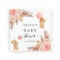 Baby Shower pampas grass rose gold teddy