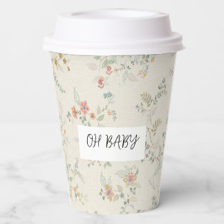 Baby shower paper cup