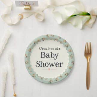 baby shower paper plates