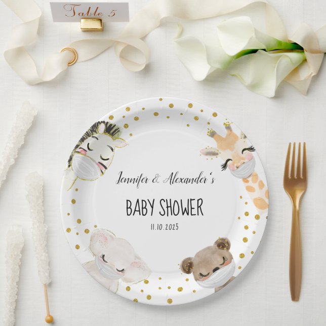 Baby Shower Paper Plates (Wedding)