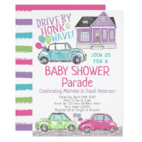 Baby Shower Parade Invitation