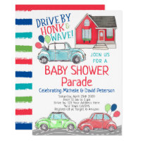 Baby Shower Parade Invitation