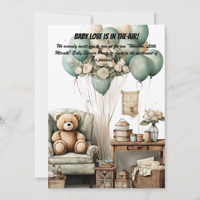 Baby Shower Party Invitation (Front)