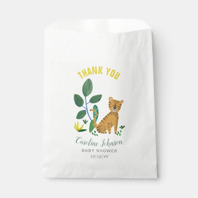 Baby Shower Party | Tiger | Gift Favor Bags (Front)