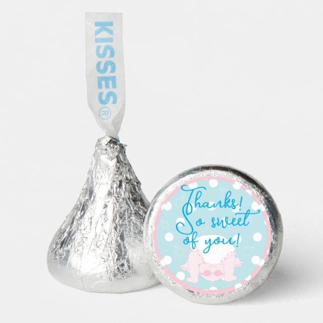 Baby Shower, Peek-a-Boo Labels Hershey®'s Kisses® (Front)