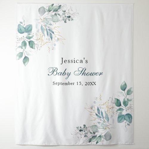 Baby Shower Photo Background Tapestry