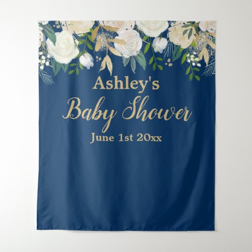 Baby Shower Photo Booth Backdrop Photo Prop Gold