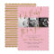 Baby Shower Photo Collage Invitation BLUSH PINK