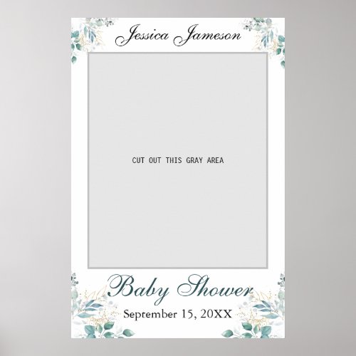 Baby Shower Photo Prop Poster