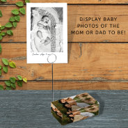 Baby Shower Photo Table Sign Place Card Holder at Zazzle
