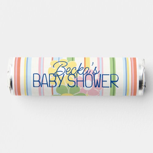 Baby Shower Picnic Floral Breath Savers Mints