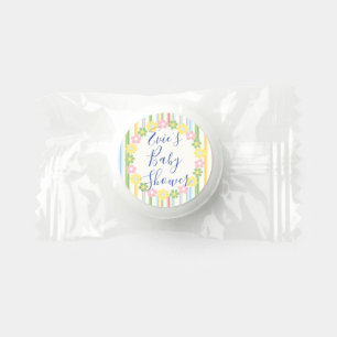 Baby Shower Picnic Flower Stripes Life Saver® Mints